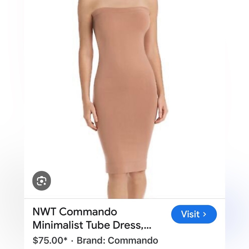 commando minimalist tube dress!